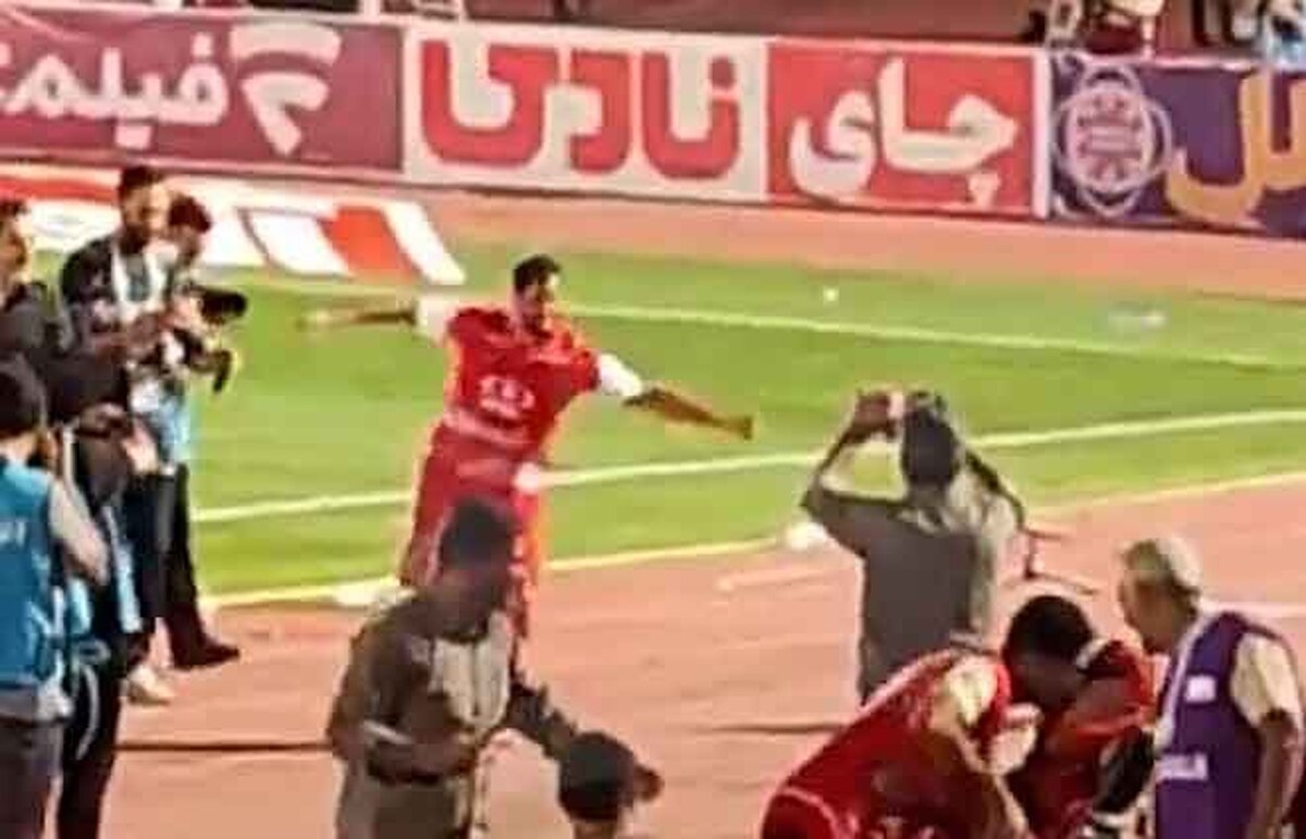 رقص تماشایی کنعانی زادگان پس از برد پرسپولیس