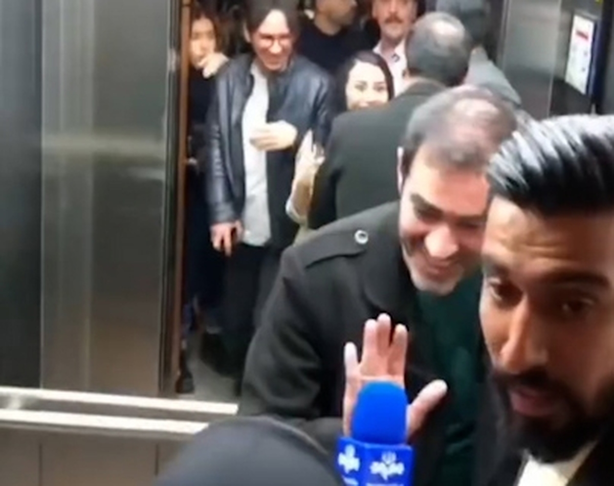 امتناع شهاب حسینی از مصاحبه با خبرنگار صداوسیما