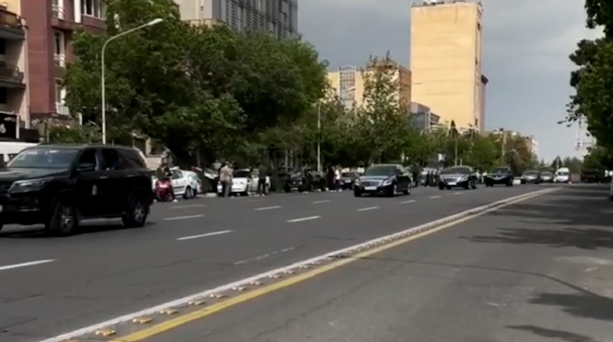 اسکورت سنگین وزیر دفاع عربستان در تهران