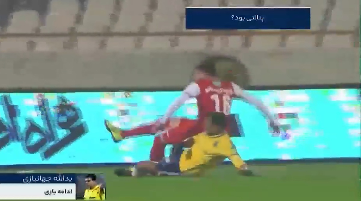 ویدیوی گل پرسپولیس که یحیی می‌گوید جادوگر درآورد