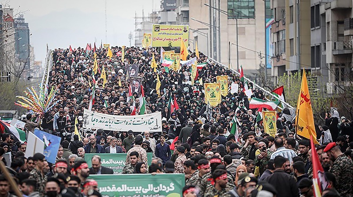 صحنه‌هایی از راهپیمایی روز قدس که ندیده‌اید