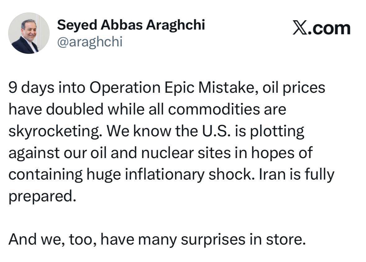 روز دهم/ ادامه جنگ حق و باطل و جنگ ظالم و مظلوم/ واکنش&zwnj;&zwj;&zwnj;ها به معرفی سومین رهبر جمهوری اسلامی ایران/ موج سی&zwnj;ام عملیات وعده صادق ۴ / به&zwnj;روز رسانی می&zwnj;شود