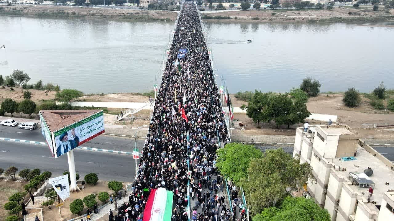 حماسه ای دیگر در ایران اسلامی؛راهپیمایی روز جهانی قدس ۱۴۰۴/خروش مردم مقابل محور آمریکایی- صهیونی/بروزرسانی می شود