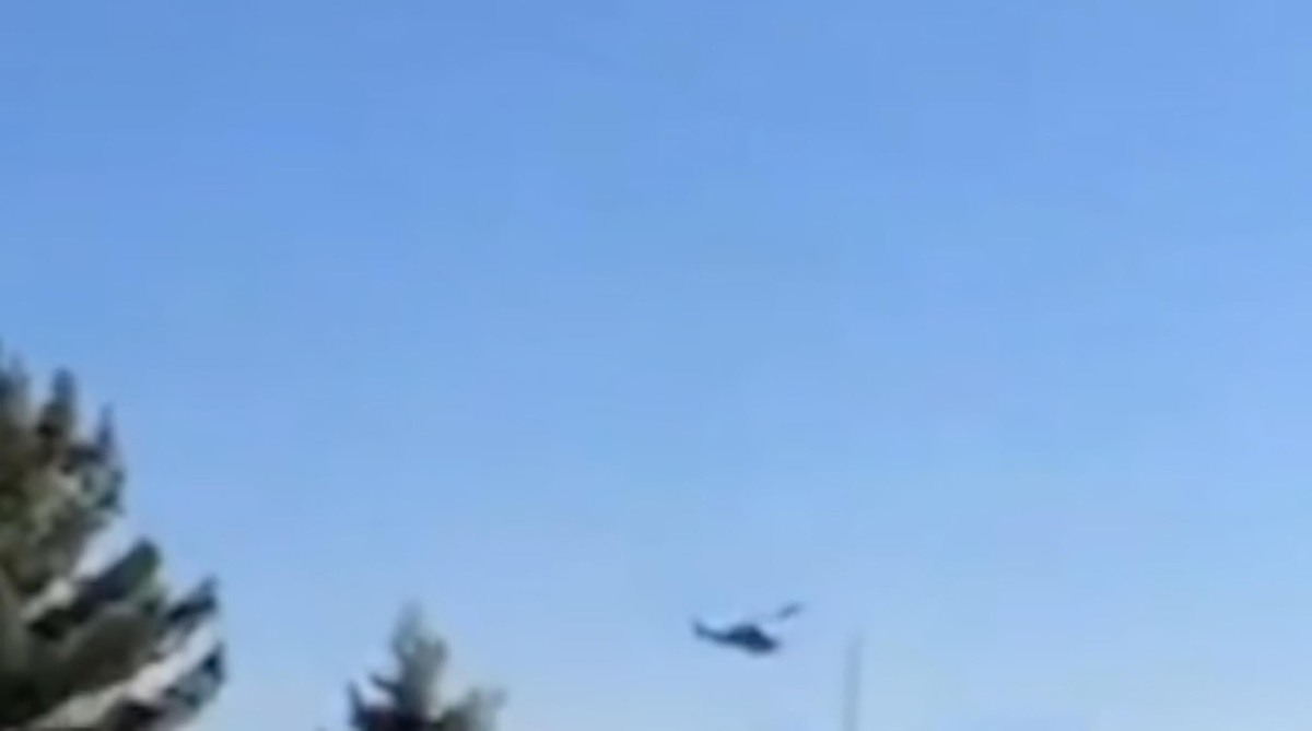 لحظه سقوط هلی کوپتر ارتش و انفجارش در درچه؛ چه اتفاقی افتاد؟