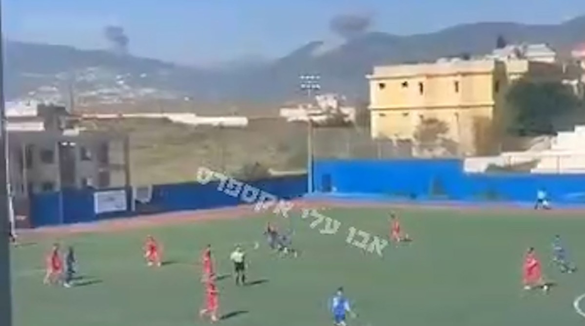 تصاویر عجیب حین بمباران جنوب لبنان توسط اسرائیل