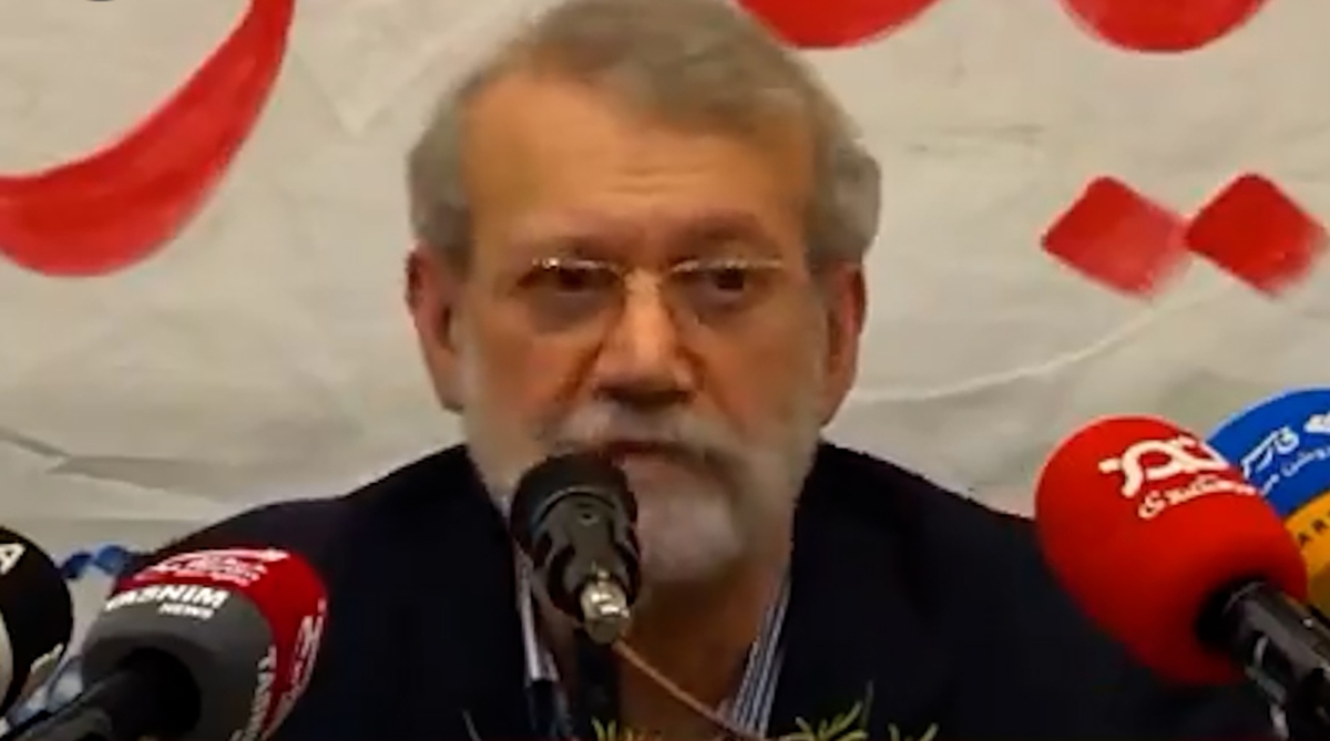 علی لاریجانی: اسرائیل اسرا را با اجنه انجام تبادل می‌کند؟!