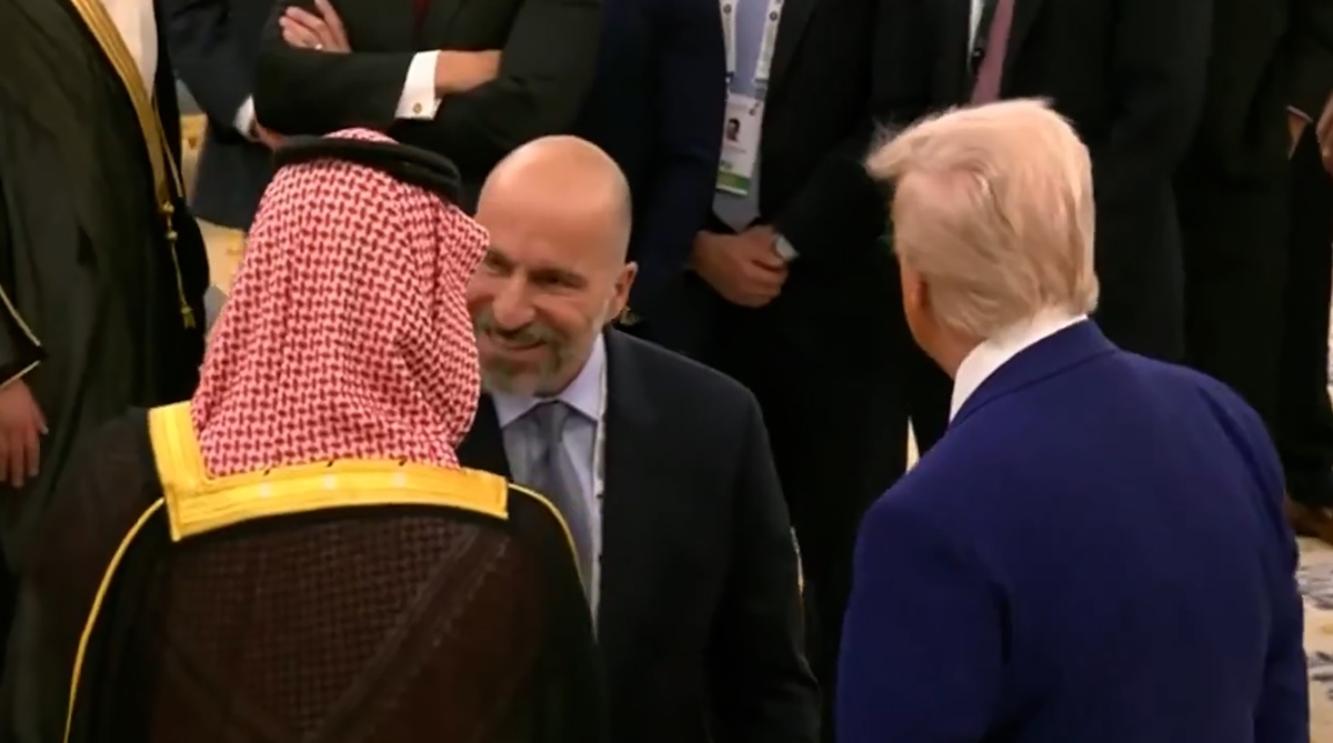مدیرعامل ایرانی کنار بن‌سلمان و ترامپ در ریاض