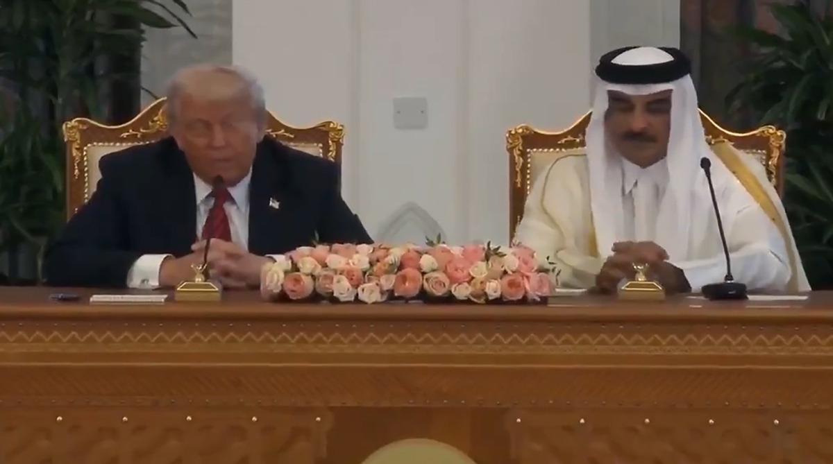 تعبیر ترامپ درباره ایران در حضور امیر قطر