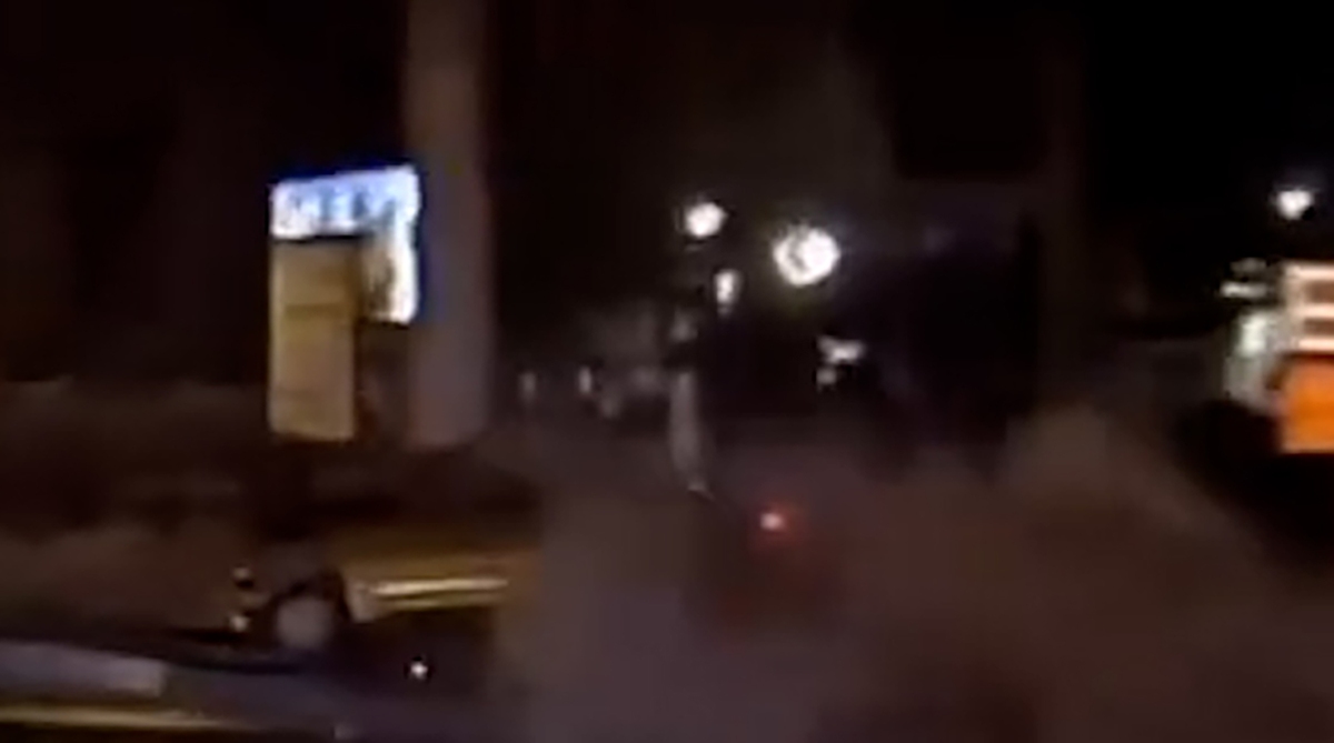 لحظات کورس مرگبار تبریز؛ پژو پودر شد