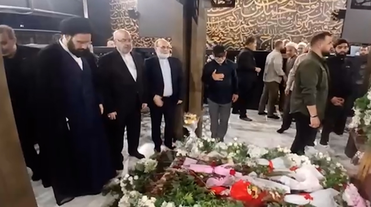تصاویر سید علی خمینی در نقطه حساس بیروت