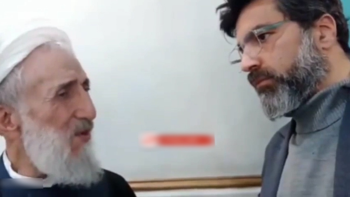 ویدیویی از صدیقی که پس از بازداشت پسرش وایرال شد