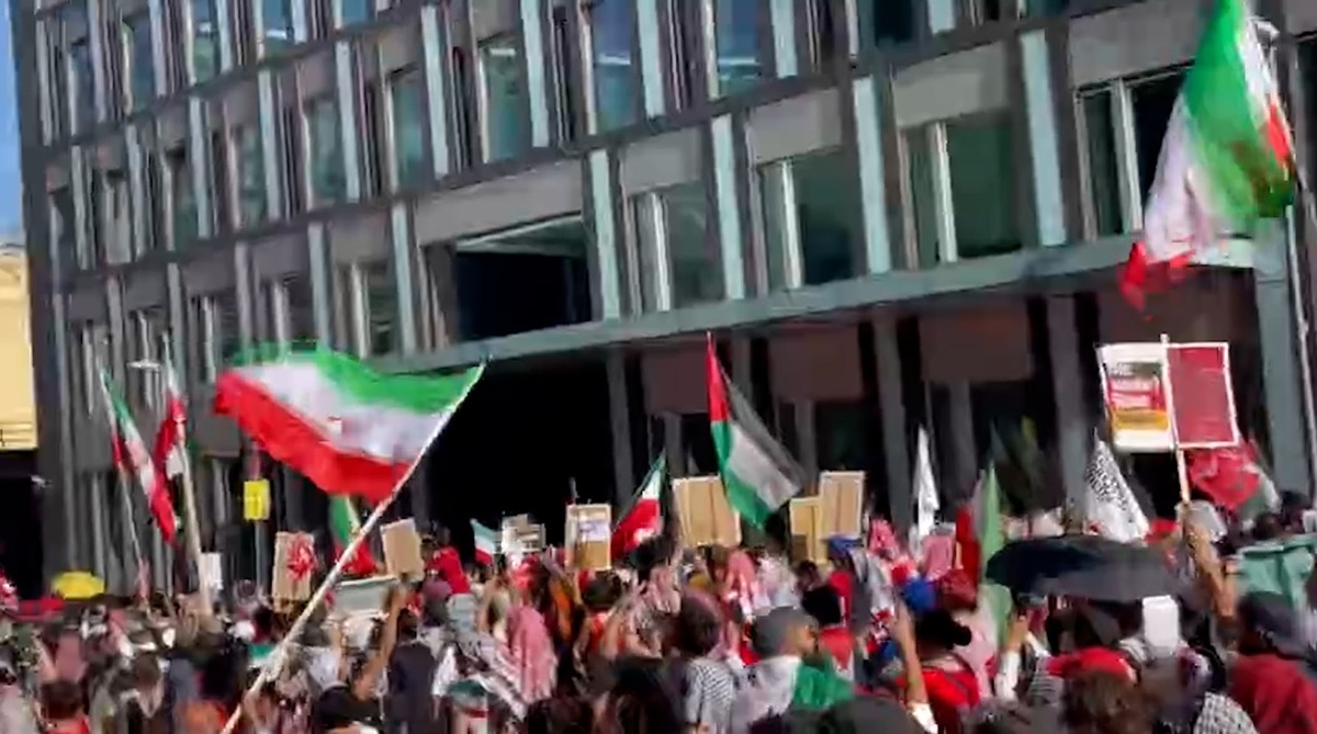 تجمع حمایت از ایران در وین اتریش