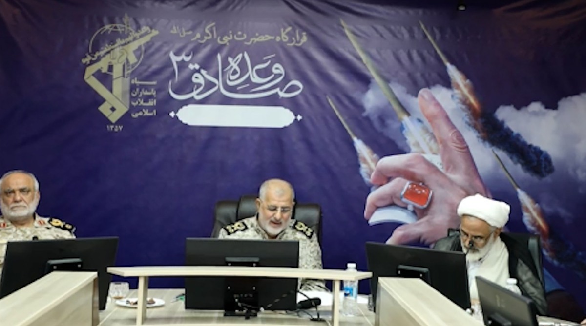 نخستین ویدیو از فرمانده جدید سپاه در اتاق عملیات