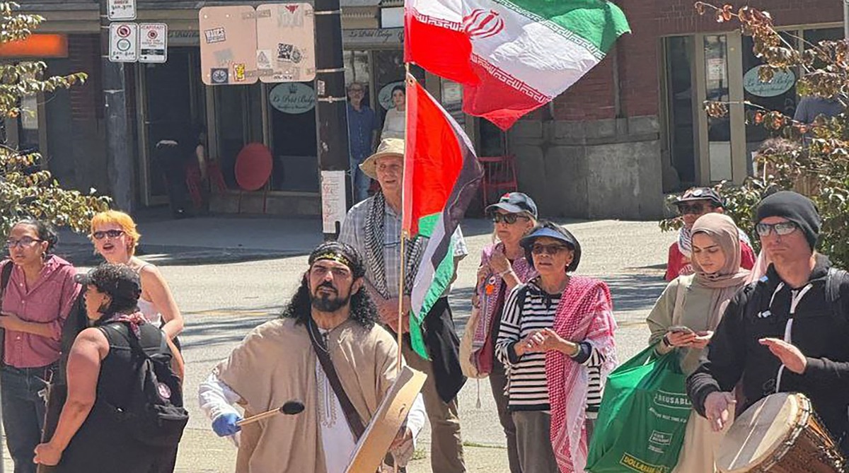 تصاویر تجمع مدافعان ایران در ونکوور کانادا
