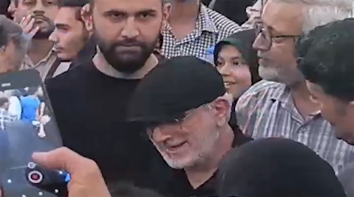 تصاویر حضور سردار قاآنی در جشن پیروزی در تهران