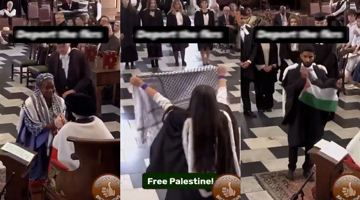 پرچم فلسطین در کمبریج جنجالی است