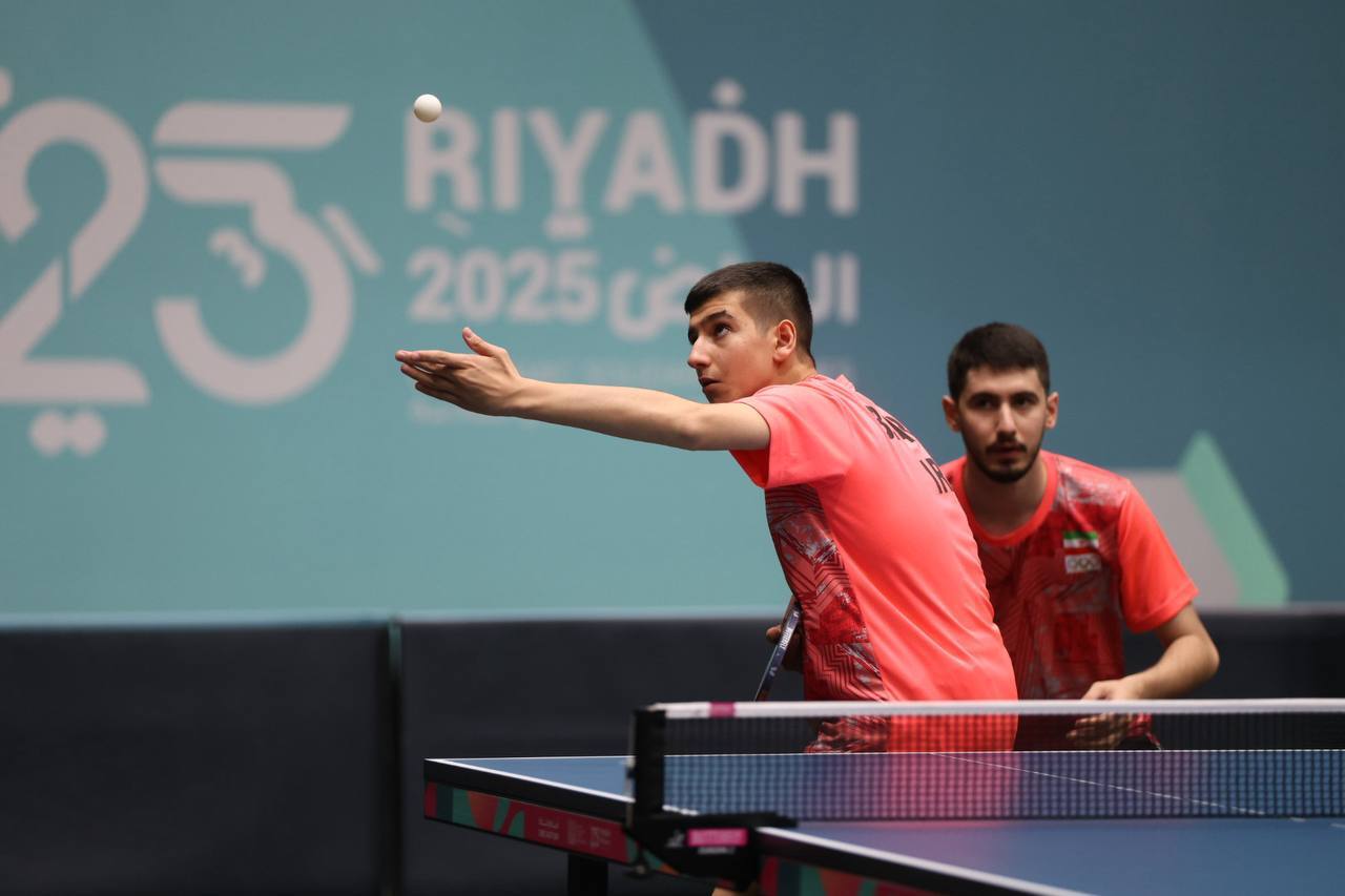 زنده از عربستان| پیروزی تنیس روی میز زنان/ صعود ۳ شناگر به نیمهنهایی/ جودوکار ۱۶ ساله در آستانه مدال زنده از عربستان| پیروزی تنیس روی میز زنان/ صعود ۳ شناگر به نیمهنهایی/ جودوکار ۱۶ ساله در آستانه مدال