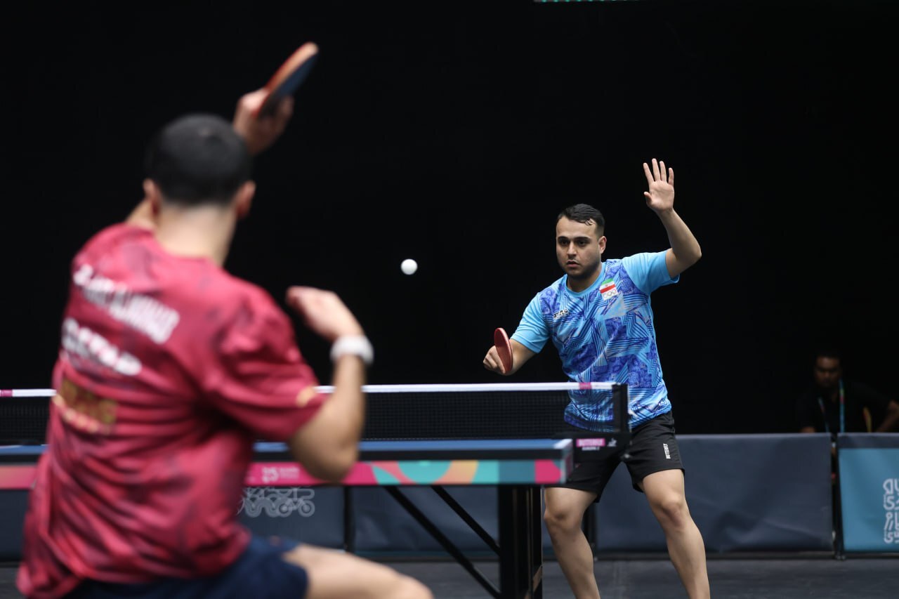 زنده از عربستان| پیروزی تنیس روی میز زنان و مردان/ ۳ شناگر به فینال رسیدند/ جودوکار ۱۶ ساله و شهبخش در آستانه مدال زنده از عربستان| پیروزی تنیس روی میز زنان و مردان/ ۳ شناگر به فینال رسیدند/ جودوکار ۱۶ ساله و شهبخش در آستانه مدال