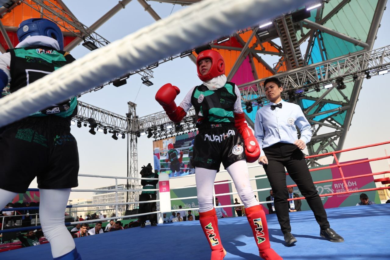 زنده از عربستان| آتوسا گلشادنژاد اولین فینالیست کاراته زنده از عربستان| آتوسا گلشادنژاد اولین فینالیست کاراته