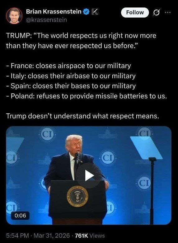 روز سی و چهارم/عقب نشینی ترامپ از ادعای تغییر رژیم/ حمله موشکی ایران با انتقام شهدای شیمیایی حلبچه و سردشت/بروزرسانی می شود