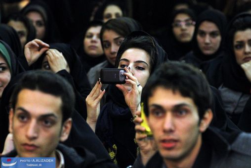 استقبال پرشور دانشجویان دانشگاه محقق اردبیلی از دکتر رضایی