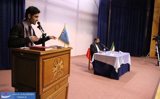 جلسه داغ پرسش و پاسخ دانشجویان دانشگاه محقق اردبیلی با حضور دکتر رضایی
