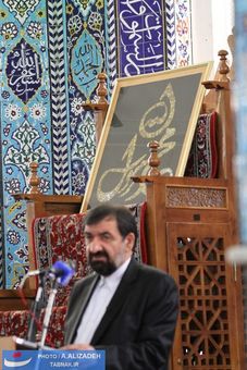 سخنرانی دکتر رضایی در مسجد قدس اردبیل