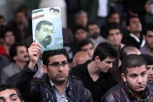 سخنرانی محسن رضایی در مسجد شهر درود 