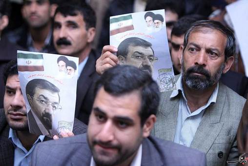 سخنرانی محسن رضایی در مسجد شهر درود 