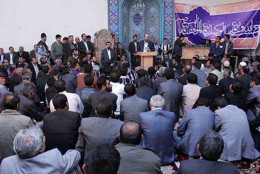 سخنرانی محسن رضایی در مسجد شهر درود 