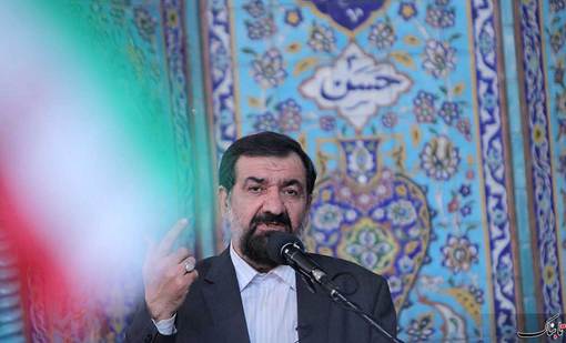 سخنرانی محسن رضایی در مسجد شهر درود 