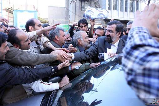 سخنرانی محسن رضایی در مسجد شهر درود 