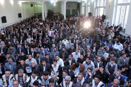 سخنرانی محسن رضایی در مسجد شهر درود 