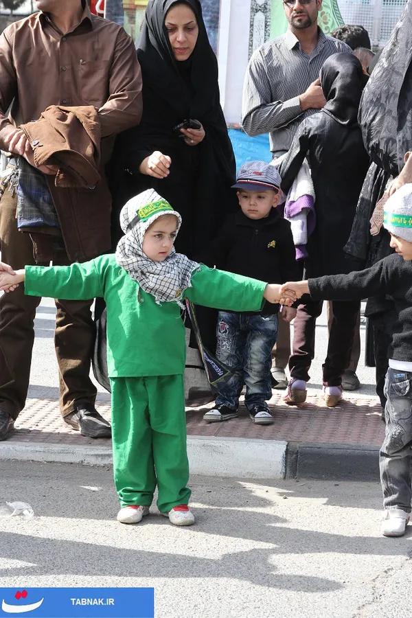 عزاداری کودکان در تاسوعای حسینی در کرمان
 