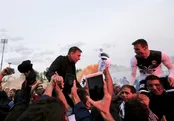 جشن صعود شاهین‌بوشهربه لیگ‌برتر به روایت تصویر