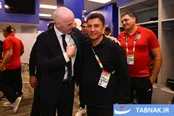 عکس: تمجید رییس فیفا از عملکرد ملی پوشان ایران مقابل نیوزیلند