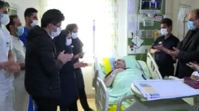 آرزوی محمد کاسبی روی تخت بیمارستان برای رهبر انقلاب