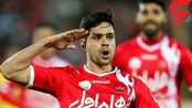 گل دوم پرسپولیس به تراکتور توسط کامیابی نیا