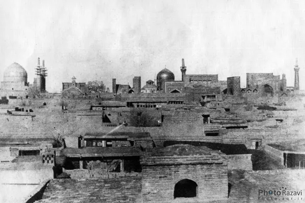 دورنماي حرم امام رضا(ع) سال 1275قمري