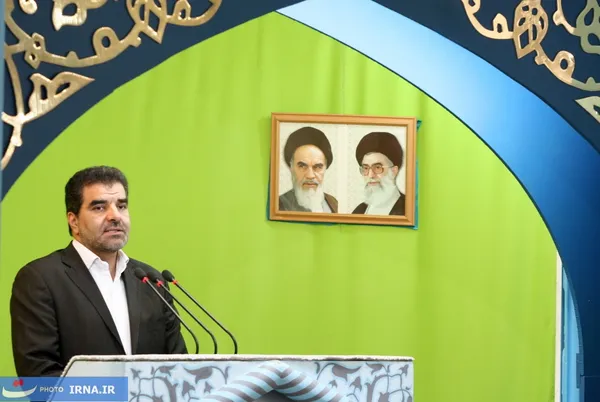محمد حسن كرباسيان مدير عامل شرکت پست، سخنران پيش از خطبه های نماز جمعه اين هفته