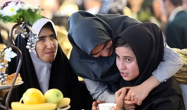 در حاشیه جشن روز جهانی عصای سفید./TASNIM
