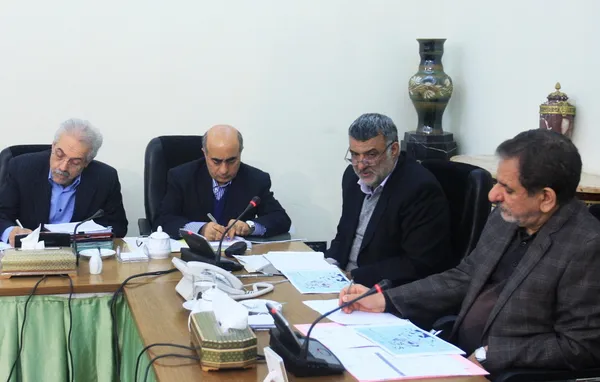 جلسه ستاد احیای کشاورزی استان خوزستان روز دوشنبه به ریاست اسحاق جهانگیری، معاون اول رئیس جمهوری برگزار شد/ایرنا
