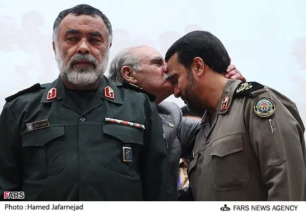 سردار بهمن کارگر رئیس بنیاد حفظ آثار و ارزشهای دفاع مقدس و سردار مرتضی قربانی از فرماندهان جنگ