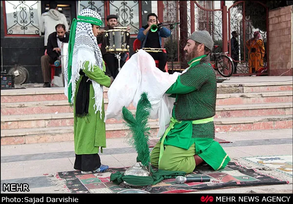 مراسم سنتی تعزیه&zwnj;خوانی در خرم&zwnj;آباد