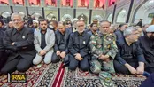 حضور مسئولان در مراسم تشییع رئیسی در مشهد