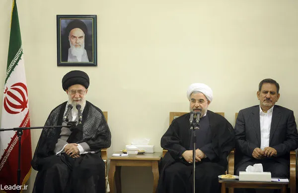 دیدار رهبر انقلاب با هیات دولت