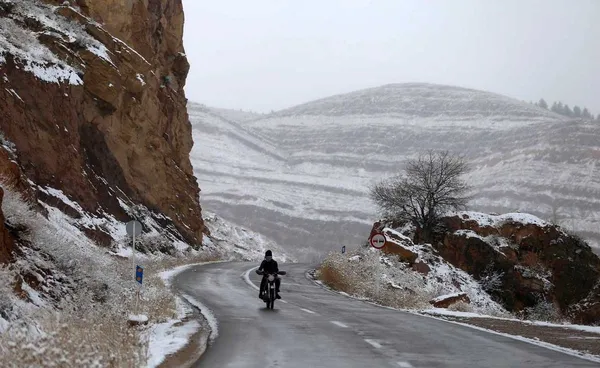 بارش برف در بجنورد