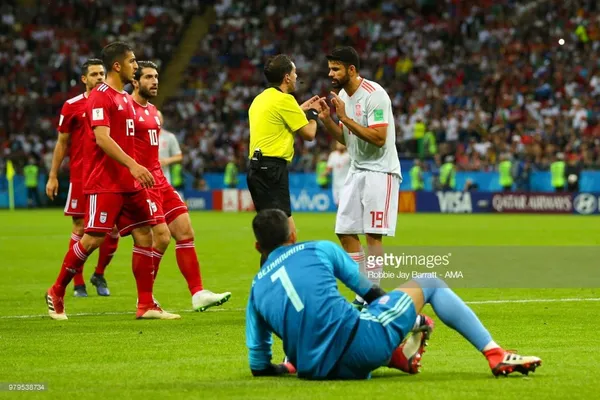 درگیری لفظی دیگو کاستا با علیرضا بیرانوند