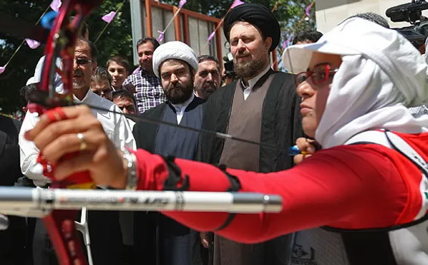  حجت السلام و المسلمین سید حسن خمینی روز پنجشنبه از کمپ تمرین جانبازان و معلولان بازدید کرد./MEHR
