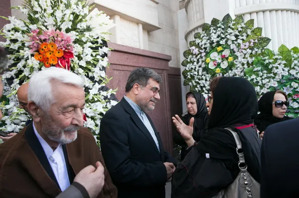 حاشیه مراسم بزرگداشت استاد باستانی پاریزی/ایسنا
